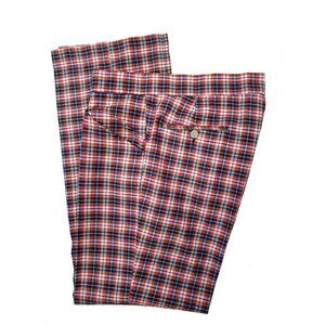 Vintage Tattersall Plaid Pants Late 1970s Men's Size